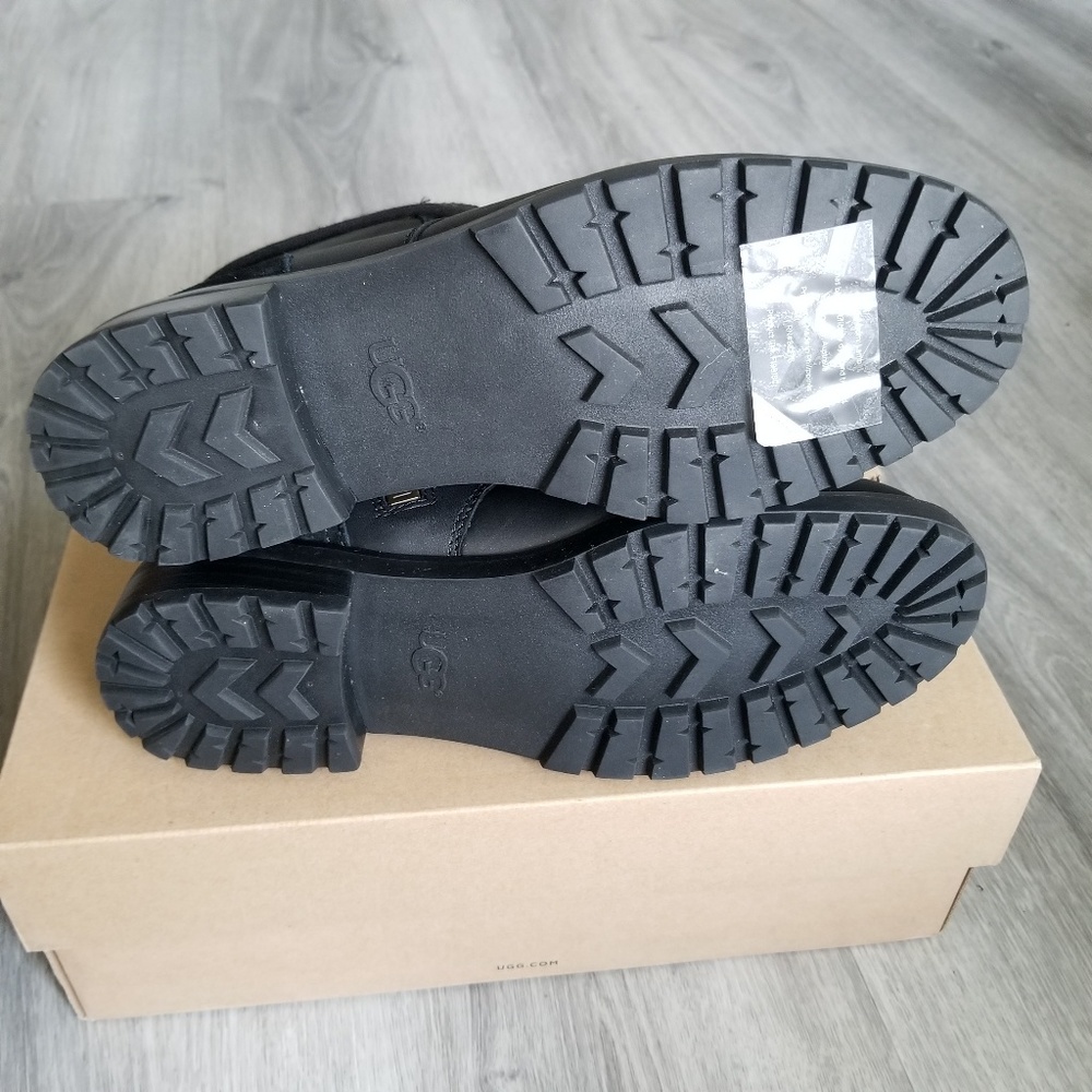 UGG Kilmer Exposed Fur Water-resistant Leather Boo - Picture 7 of 7